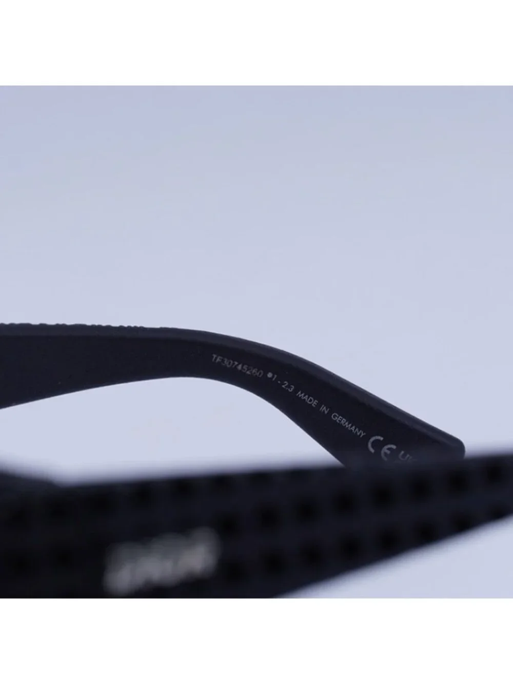Dior DIOR3D M1U 11B0 Sunglasses Matte Black Shield Frame, Blue Lenses
